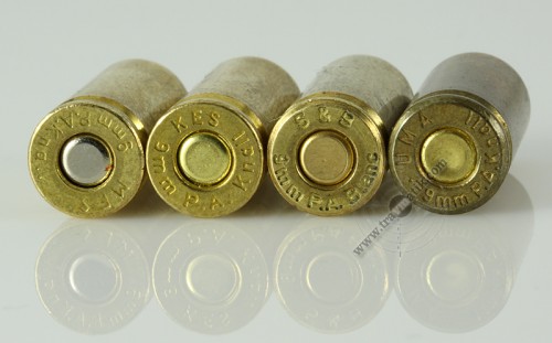 01. Маркировка на донце гильзы. Knall и Blanc. Травматические патроны, изготовленные на базе капсулированных гильз шумовых и холостых патронов. 01. Маркировка на донце гильзы. Knall и Blanc. Травматические патроны, изготовленные на базе капсулированных гильз шумовых и холостых патронов.