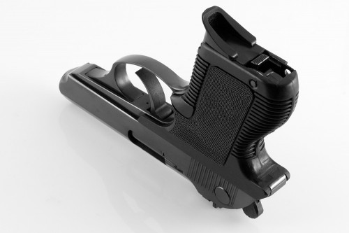 Пистолет ПСМ-Р с правильным воронением