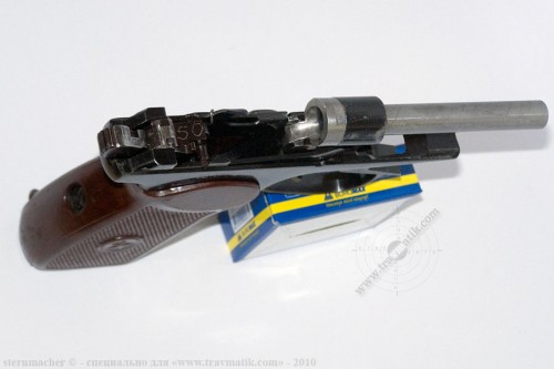 10. «ВИЙ». Травматический пистолет Макарова (ПМ) производства в/ч 4558, г. Нежин.