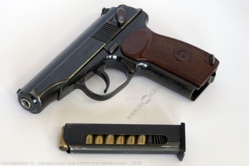 11. «ВИЙ». Травматический пистолет Макарова (ПМ) производства в/ч 4558, г. Нежин.