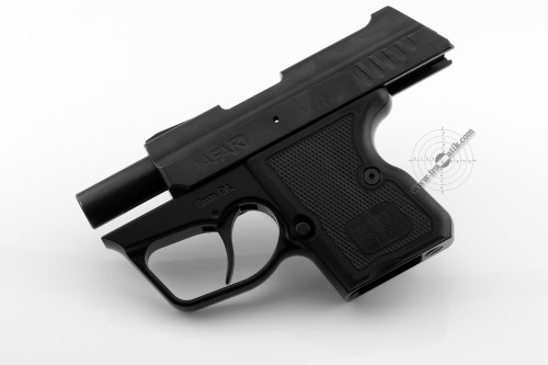 08. Травматический пистолет «SAFARI MINI» (САФАРИ МИНИ). Затвор зафиксирован. 08. Травматический пистолет «SAFARI MINI» (САФАРИ МИНИ). Затвор зафиксирован.