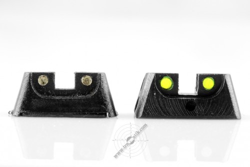 02. Целик с оптоволоконными стержнями для пистолетов «Форт» и «Хорхе».