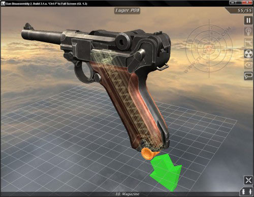 07. «Gun Disassembly 2». Виртуальная разборка оружия в деталях от «Noble Empire Ltd».