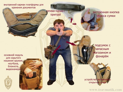 03. Тактическая сумка «Телохранитель 9-XL». 