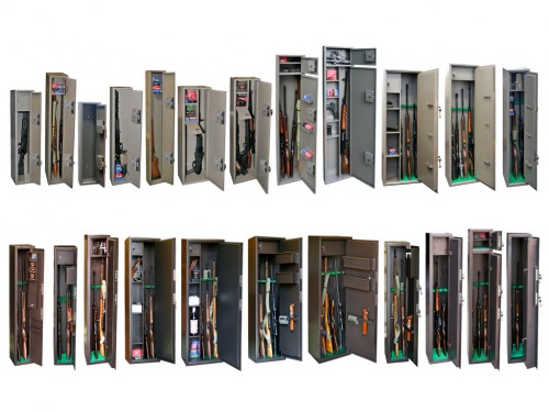 12. Сейфы, оружейные сейфы и металлические шкафы. 