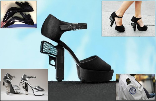 Туфли-пистолеты.