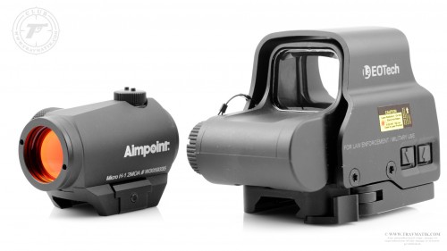 02. Коллиматорные прицелы  Aimpoint Micro H-1 и  EOTech XPS2.