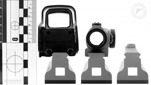 14. Aimpoint Micro H-1, EOTech XPS2 и крышка ствольной коробки от ME (Military Equipment).